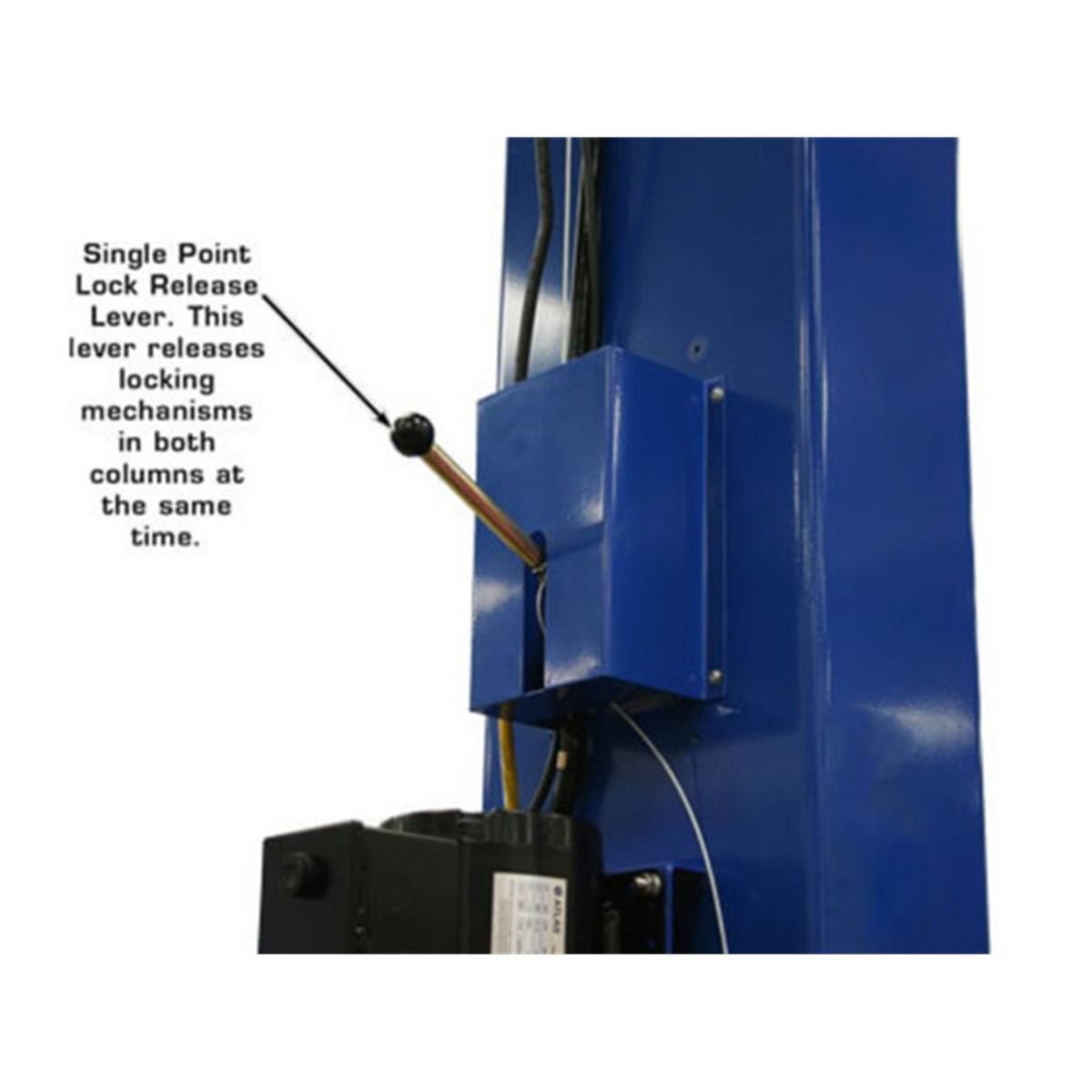 Atlas Automotive Equipment 12,000 lb. Heavy Duty 2-Post Lift w/ 3-Stage Arms