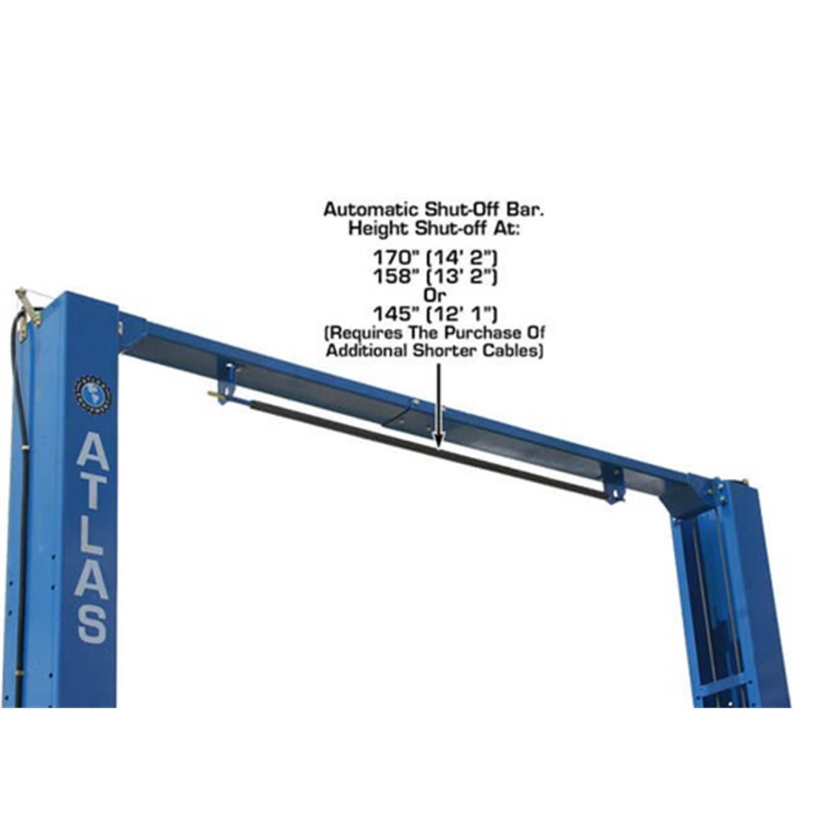 Atlas Automotive Equipment 12,000 lb. Heavy Duty 2-Post Lift w/ 3-Stage Arms
